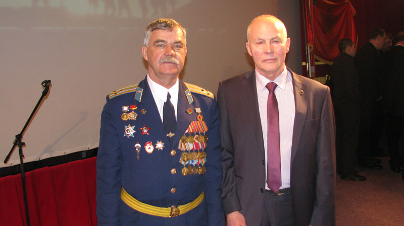 Виноградов Н.В. с командиром полка